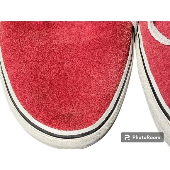 VANS Off The Wall Vintage Red Snake Suede Sneakers Size 13 - Picture 5 of 7